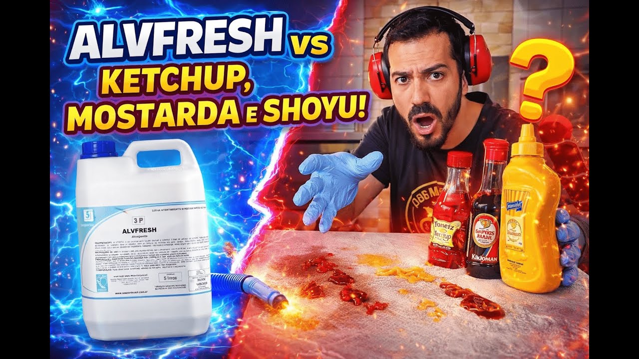 Teste de Produtos: Alvfresh vs ketchup, mostarda e shoyu