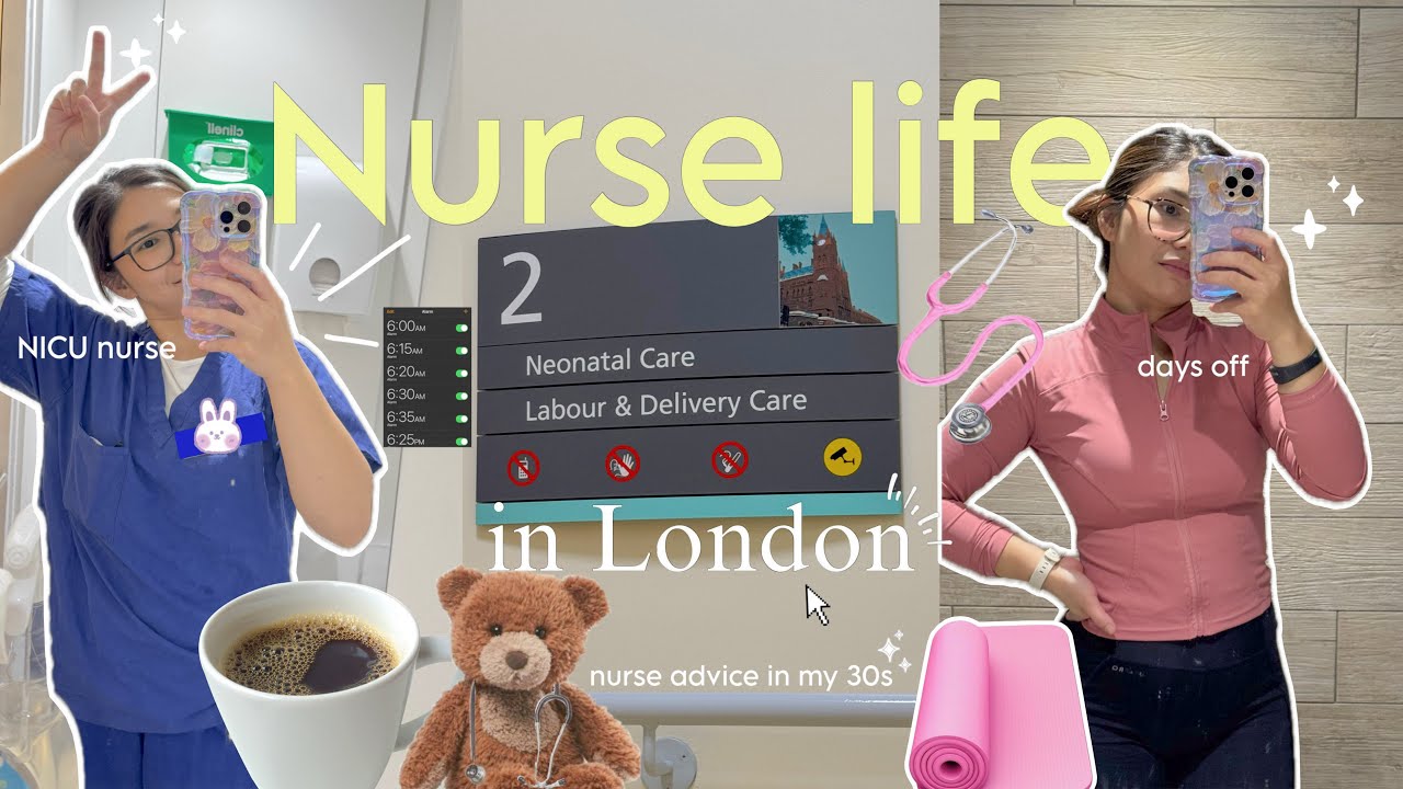 NURSE vlog👩🏻‍⚕️: NICU Nurse in London | Nurse Life, 30s Nurse Advice ☕️, Days Off + Legoland vlog🇬🇧