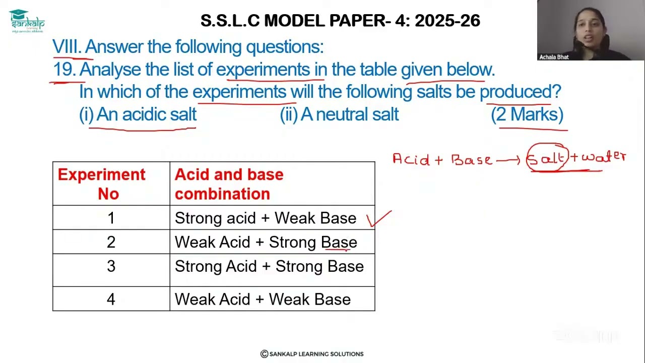 Model question paper 4 - Science - EM - Qno 19