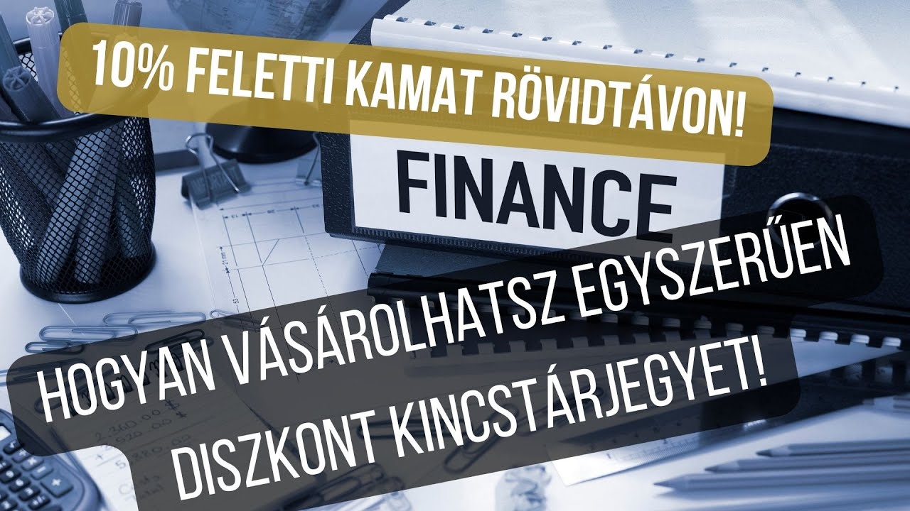 Az alacsony kamat&uacute; bankbet&eacute;tek helyett, diszkont #kincst&aacute;rjegy. Magasabb #kamatok m&aacute;r r&ouml;vidt&aacute;von is!