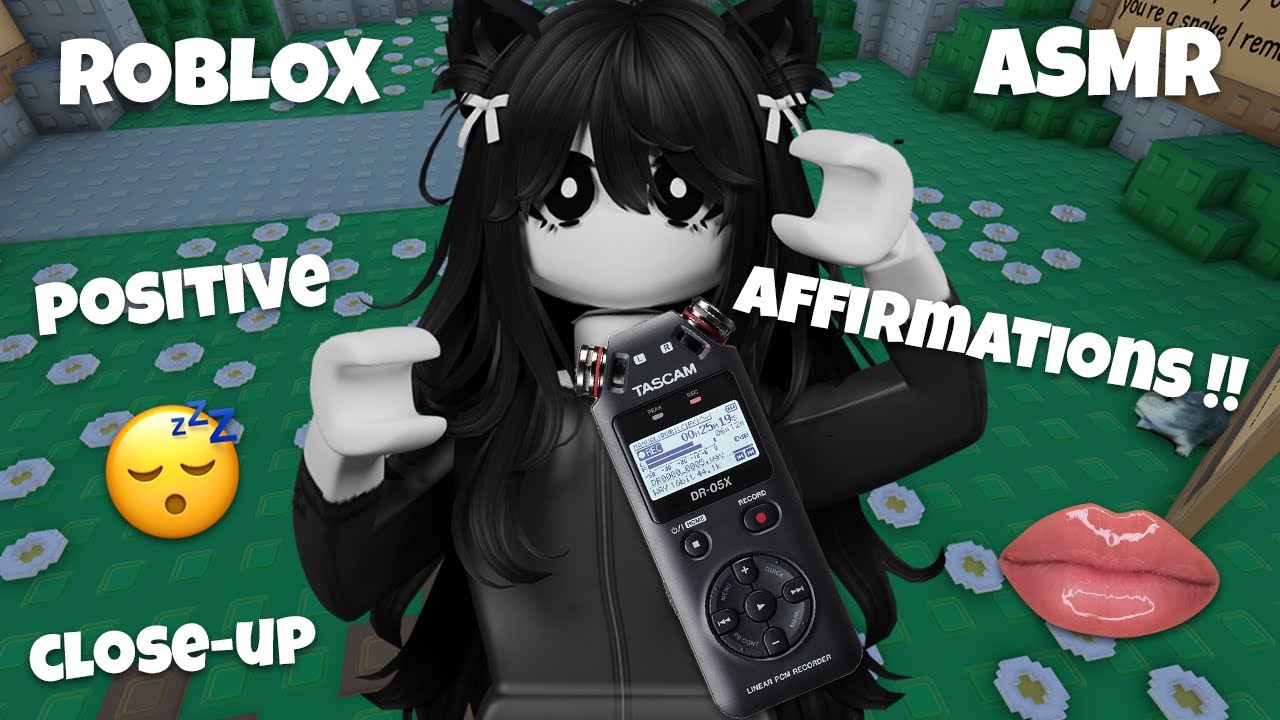 Roblox ASMR Positive Affirmations for Anxiety and Sleep😴