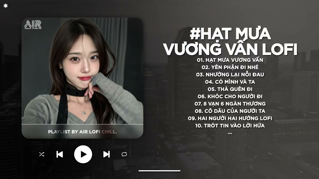 Hạt Mưa Vương Vấn Lofi - Hạt Mưa Vương Vấn Em Giờ Này Đang Nơi Đâu - Nhạc Chill Triệu View 2026