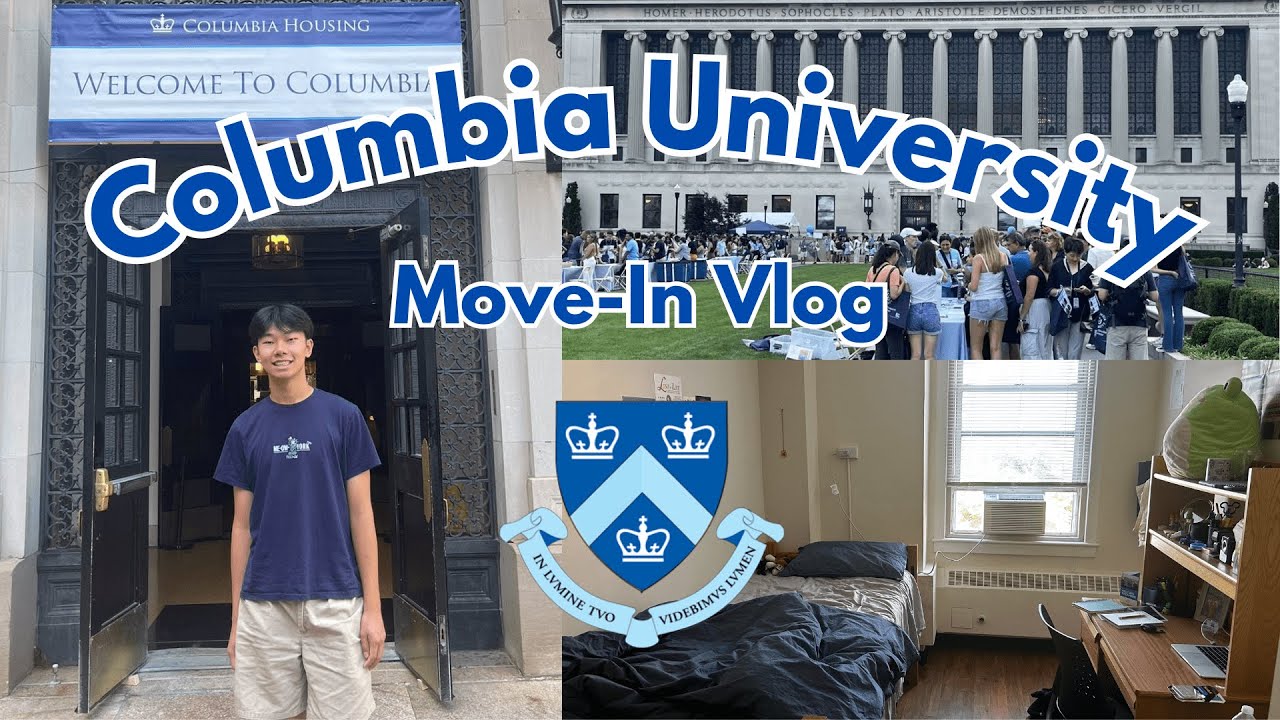 college freshman move-in vlog 2024 | Columbia University