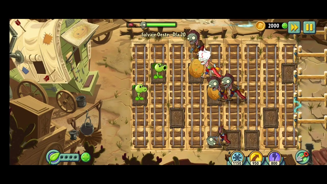 Jugando Plantas vs Zombies 2 T3 E14 #36 XD