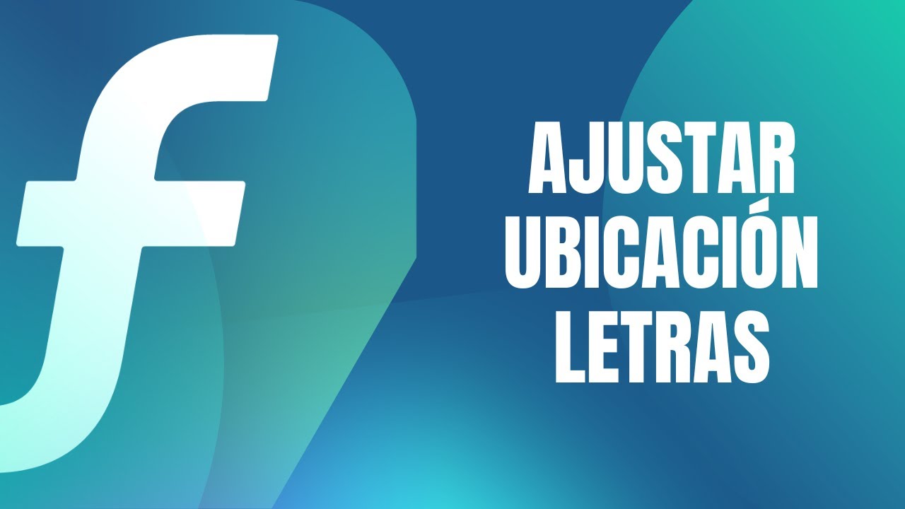 Ajustar posición de las Letras en Finale | Finale