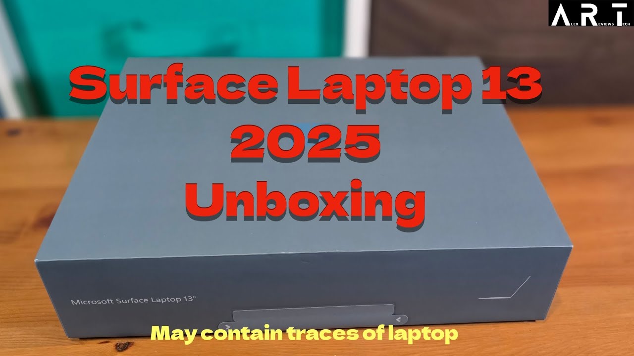 Microsoft Surface Laptop 13 2025 Unboxing