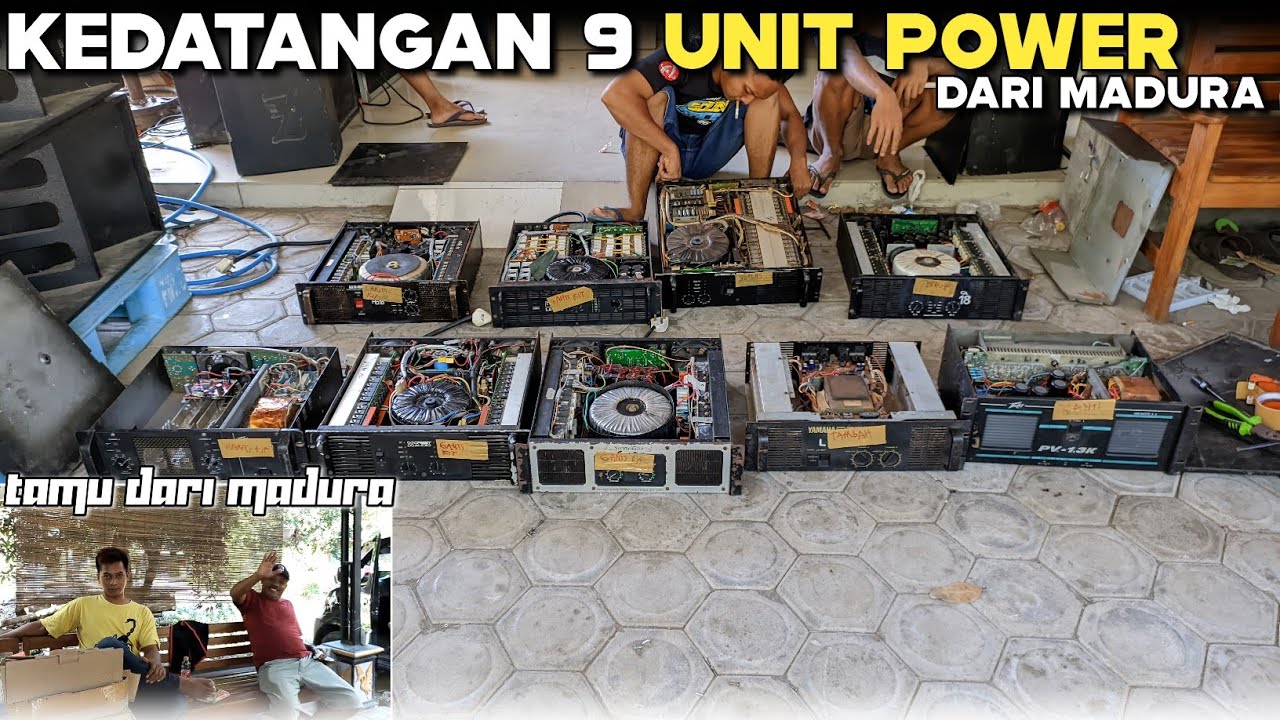TAMU DARI MADURA?? MEMBAWA 9 UNIT POWER DARI MALAYSIA