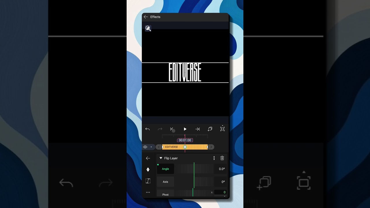 Text Flip Animation in Alight Motion 🔄✨ | Quick Shorts Tutorial #shorts
