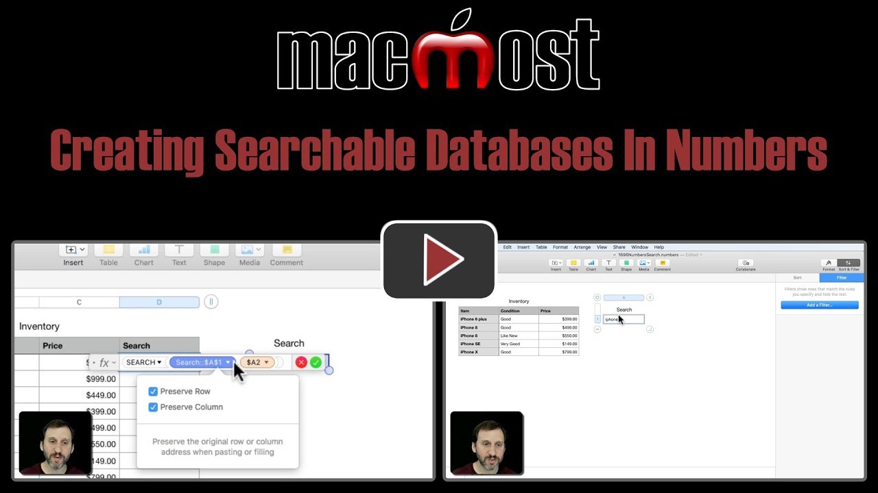 Creating Searchable Databases In Numbers (#1696)