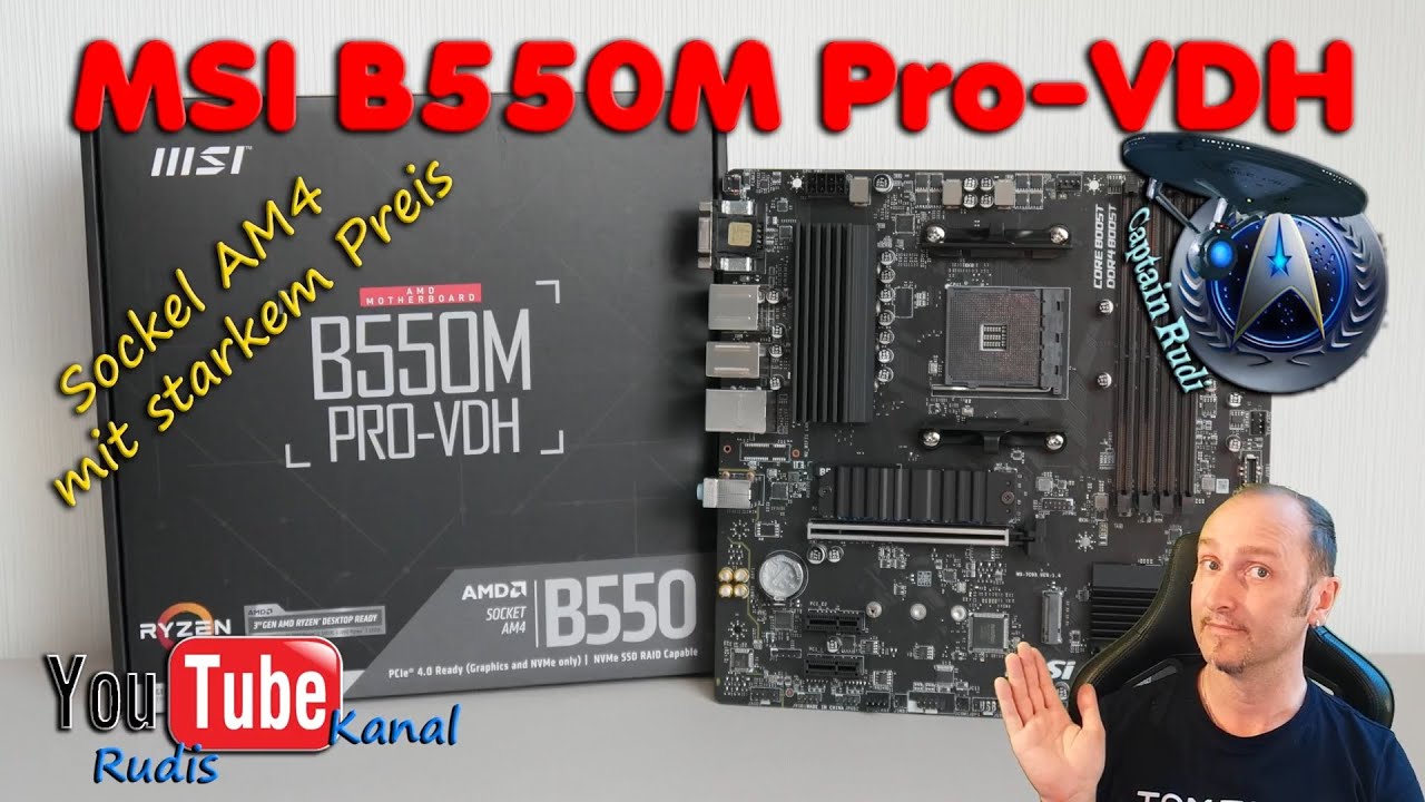 MSI B550M Pro-VDH - AMD Sockel AM4 Gaming PC Platine zum fairen Preis - Mainboardguide!
