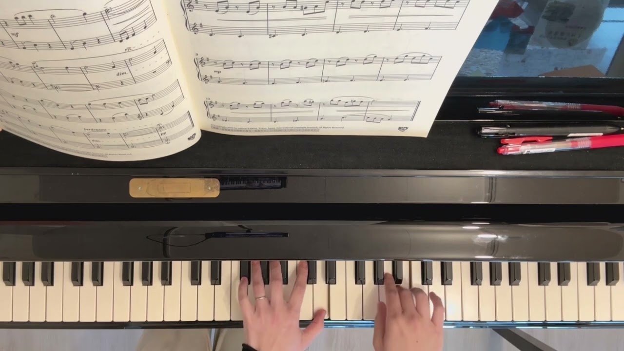 【初級】こどもの発表会・コンクール用ピアノ曲集「星をめざして」/ The piano pieces for CHILDREN 」より「ため息のワルツ」をピアノで弾いてみた！