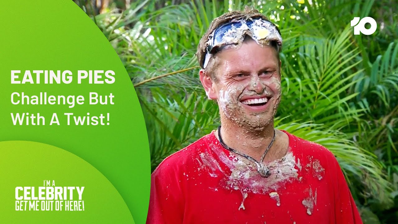 Can Harrison Handle This Wild PIES Challenge? Things Get Intense 🤯 #ImACelebrityAU