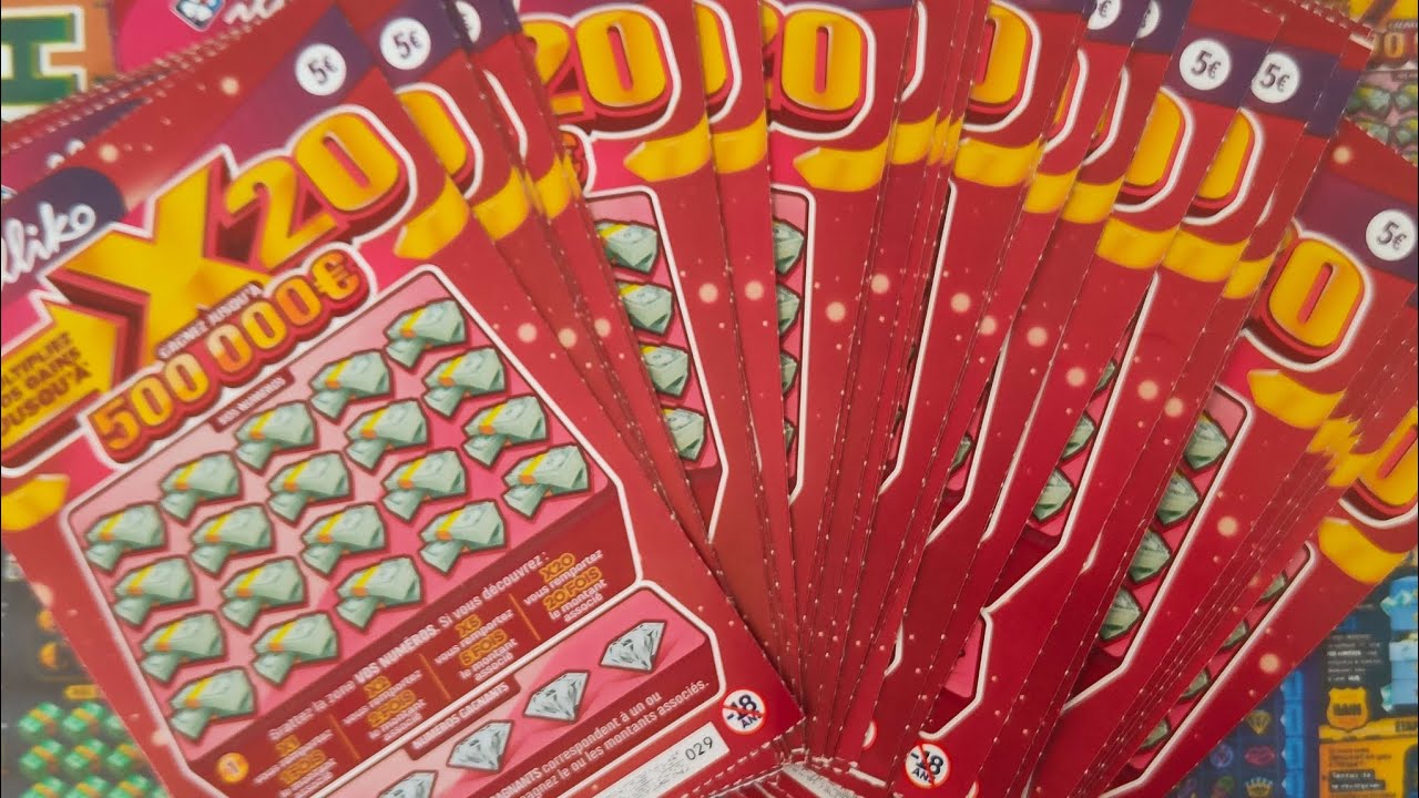 Grattage FDJ de 31 tickets de X20 ☘️😊🥰