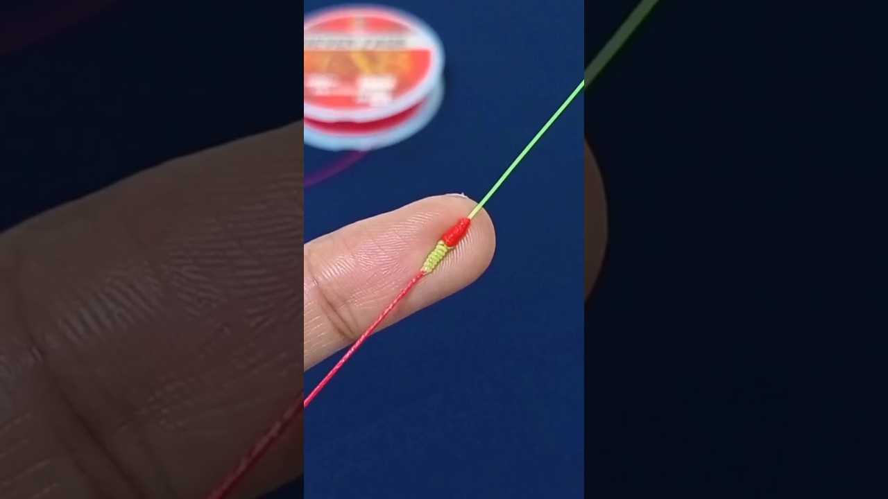 Simple knot - how to connect fishing line