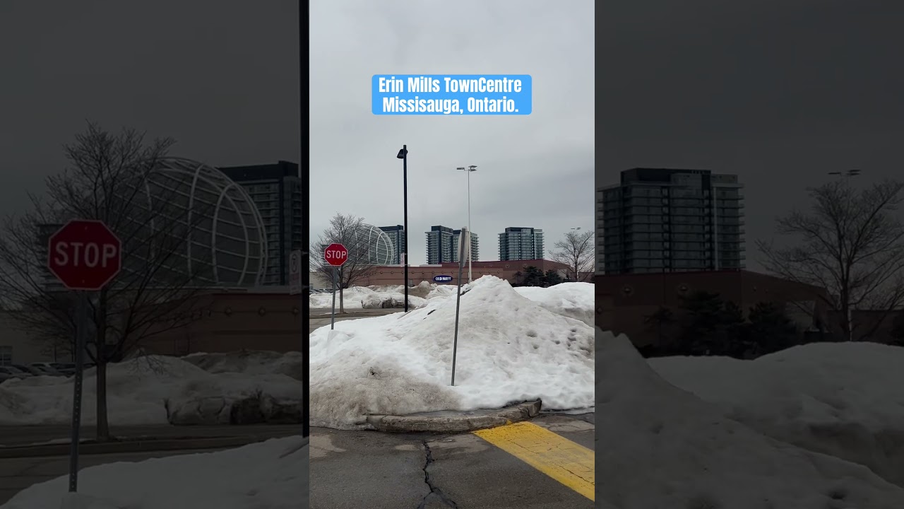 Erin Mills TownCentre  On The Ground View- Missisauga,Ontario, Canada