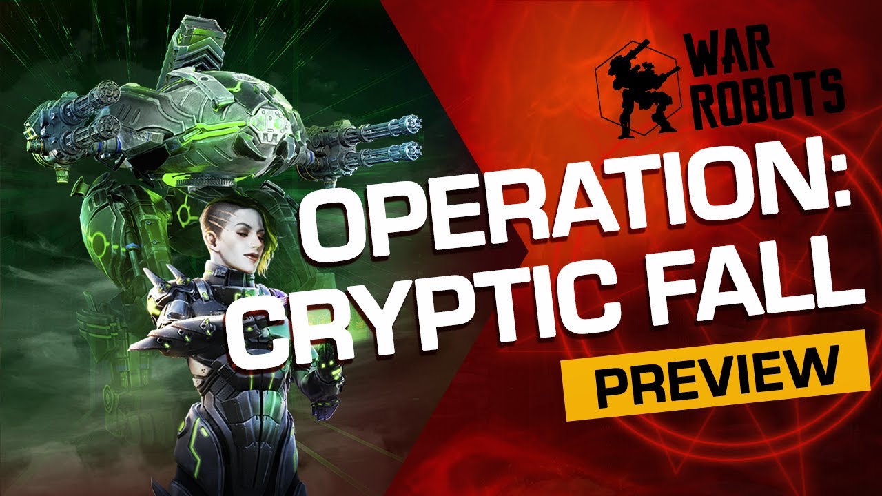 CRYPTIC FALL | War Robots OPERATION 8 (Trailer)