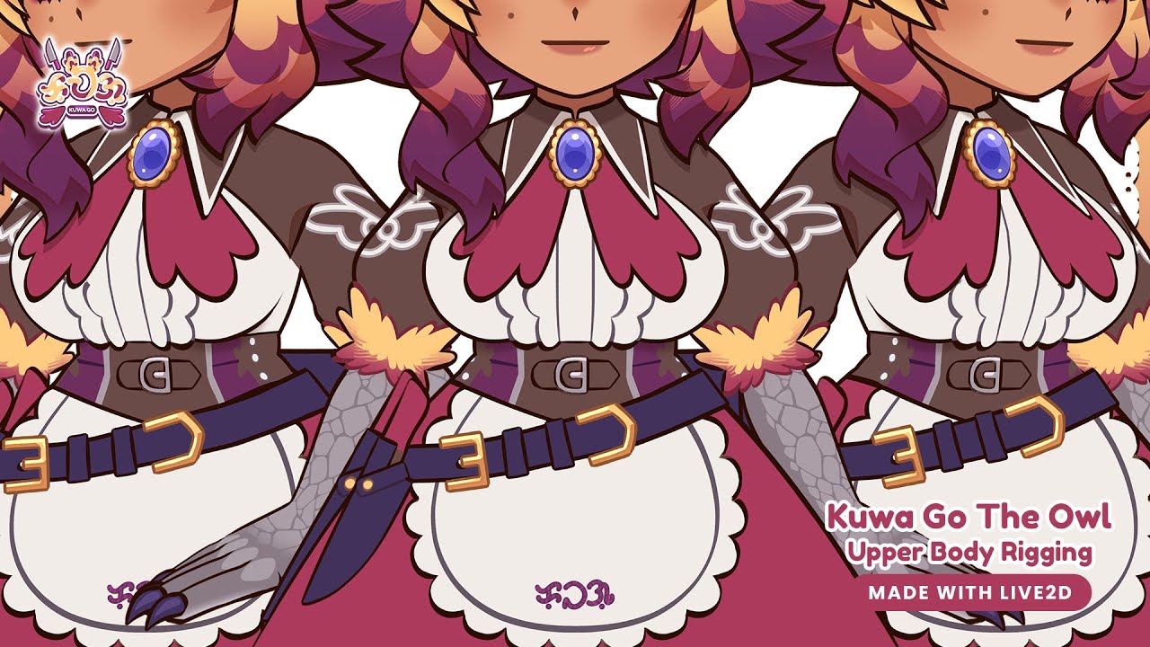 VTuber Upper Body Rigging | Kuwa Go The Owl