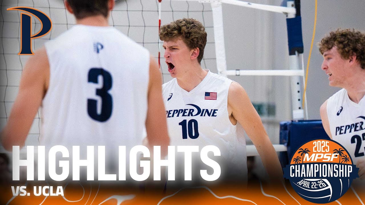 Men's Volleyball | Pepperdine UPSETS #1 Seed UCLA - MPSF Semifinals
