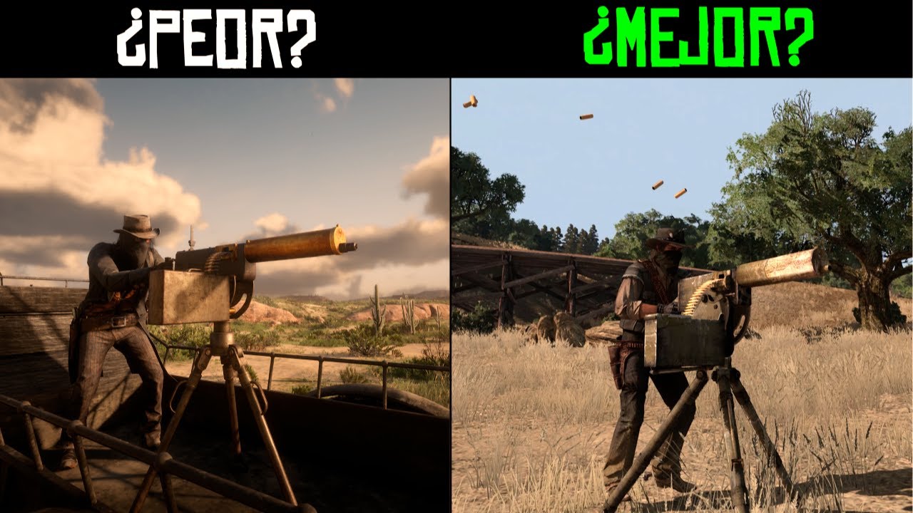 10 Comparaciones entre RDR 1 y RDR 2 - Parte 3 (mecanicas, detalles)