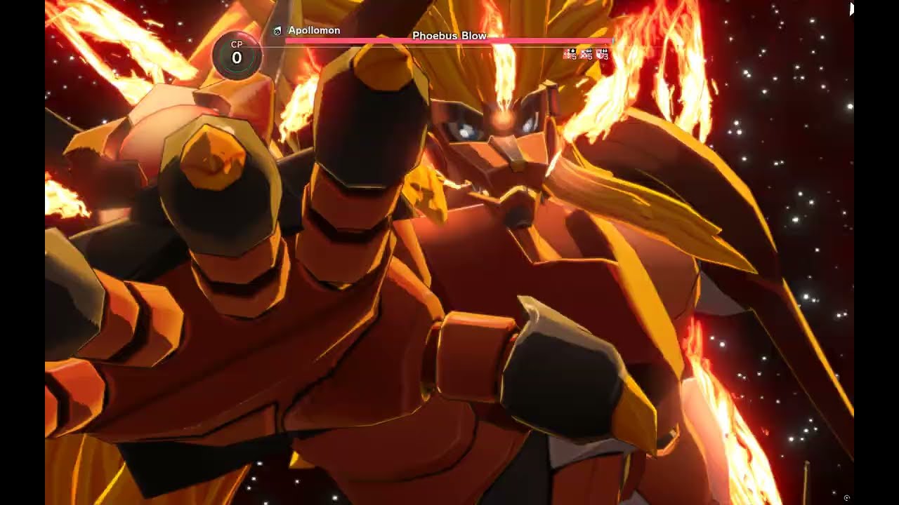 Crescemon destroys Apollomon on Mega+ difficulty. [360k+ Damage] #digimonstorytimestranger