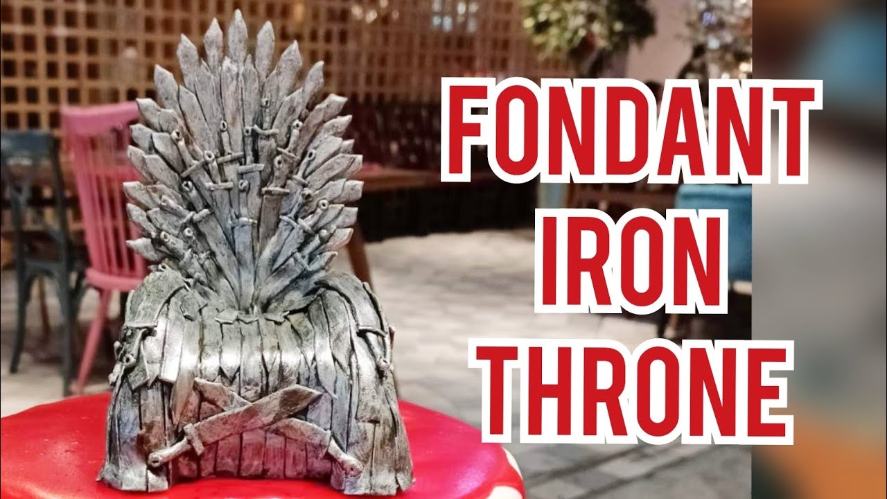 IRON THRONE Cake | Sword | GAME OF THRONES Fondant | Step by Step Tutorial | Heart on Flour | Ideas