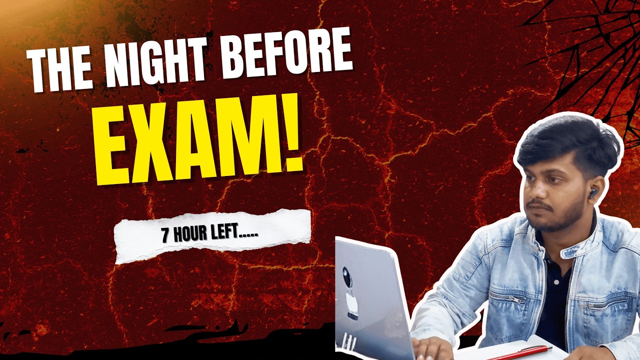 B.Tech Exam Week | How an Engineering Student Studies Before Exams