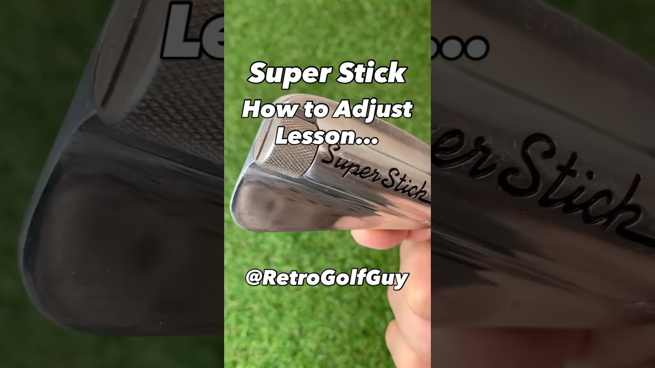 Super Stick 17 clubs in 1 adjustment lesson #golfequipment #golfer #golf #golfclubs
