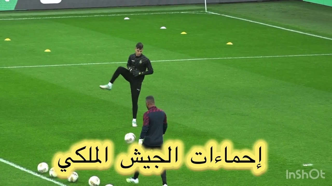 إحماءات الجيش الملكي المغربي قبل مواجهة ش.القبائل الجزائري في دور مجموعات رابطة أبطال أفريقيا