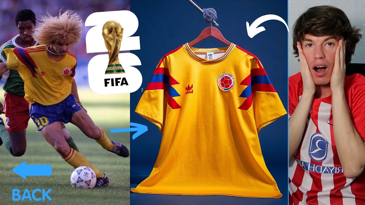 &iexcl;VUELVE una CAMISETA HIST&Oacute;RICA de COLOMBIA para el MUNDIAL 2026 GRACIAS a ADIDAS!