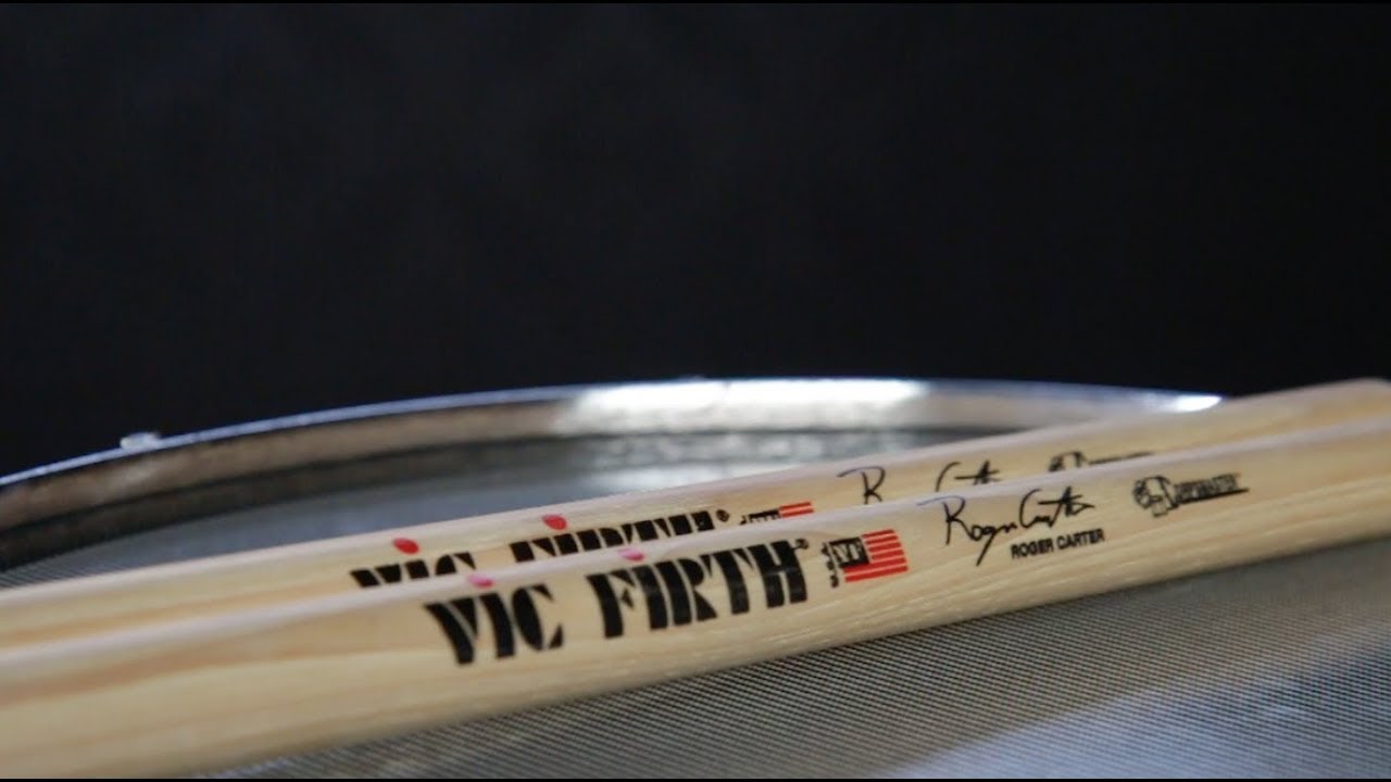 Vic Firth Corpsmaster Roger Carter Signature Marching Snare Drum Sticks