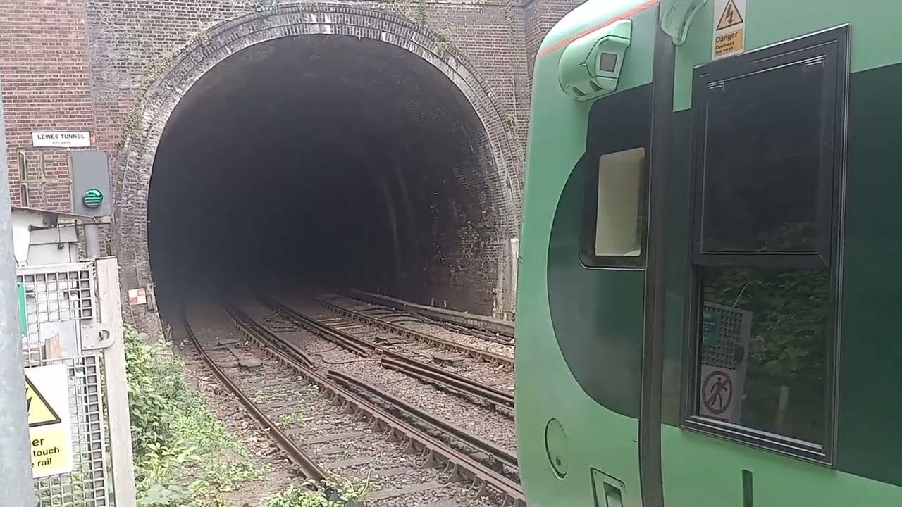 # 377s formed of 12 coaches on a southern service to London Victoria from Ore Via Eastbourne #