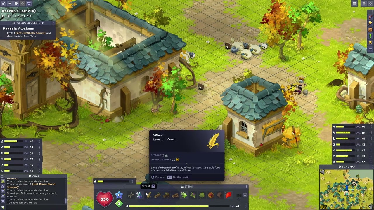 【Dofus 3.0】Gameplay ► Pandala Village & Kingdom of Amakna ★ Eliotrope Lv.67 ║#60║
