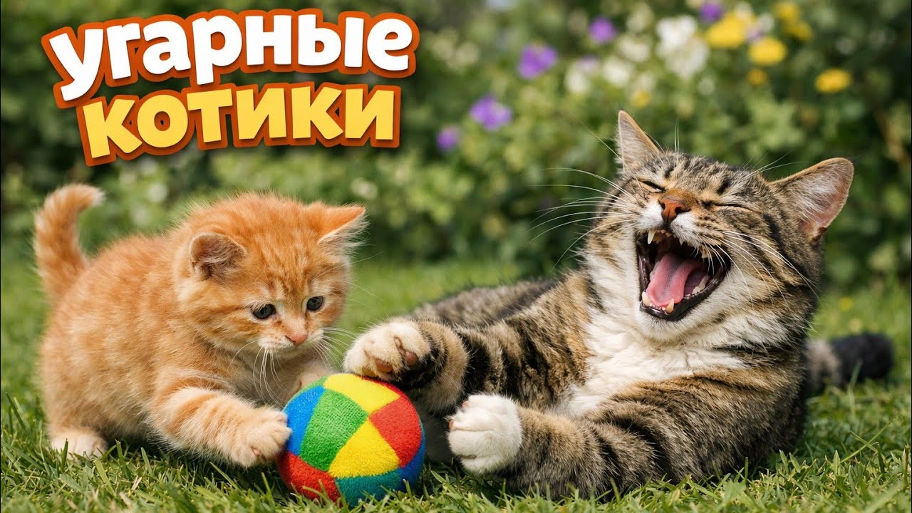 Угарные видосы про котов. Финал вас удивит.