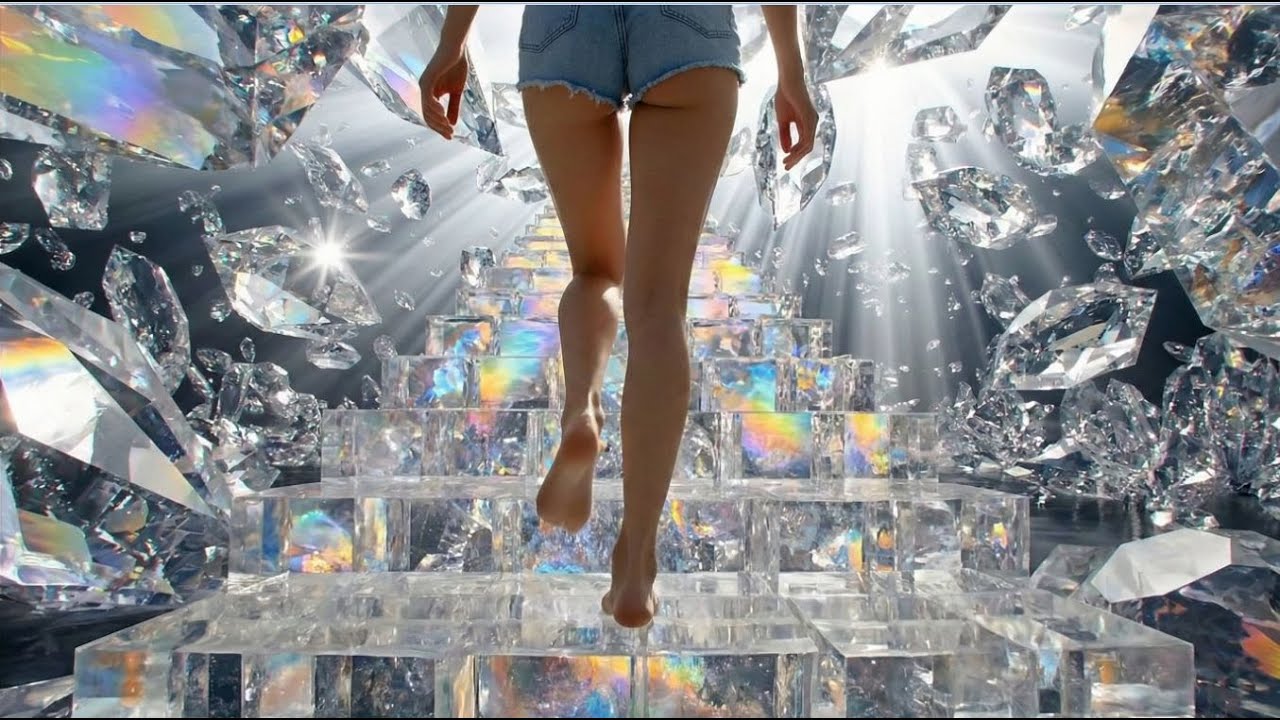 ASMR Staircase Walk ✨ Barefoot Up Fantasy Stairs | Satisfying No Music