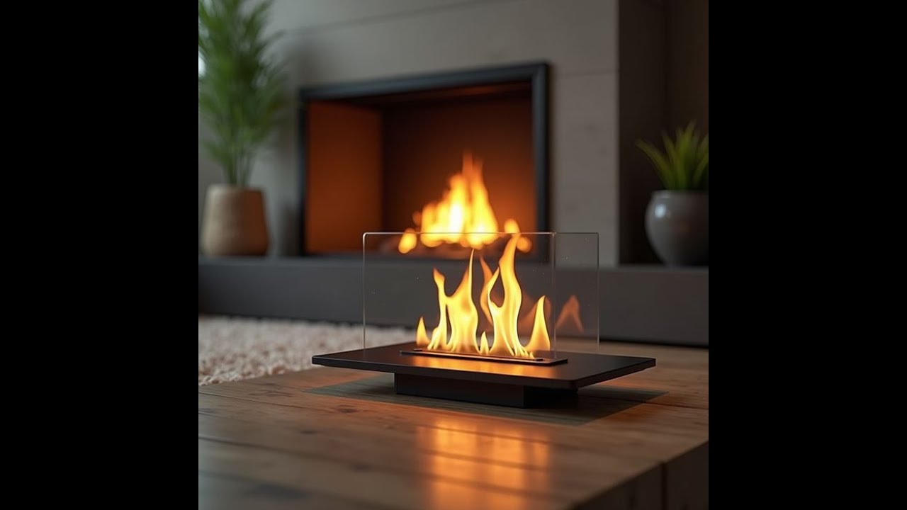 Уютный камин.Потрескивание дров.A cozy fireplace. The crackling of wood.