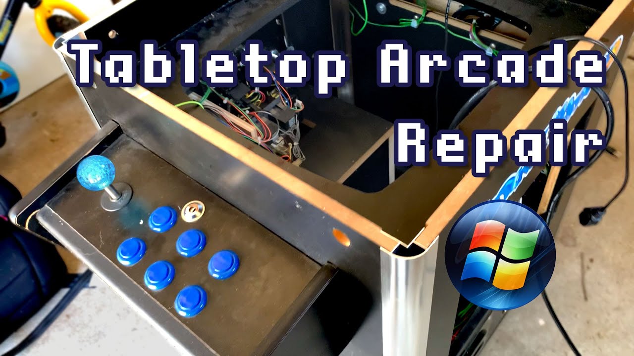 Repairing a Tabletop Arcade with Windows Vista
