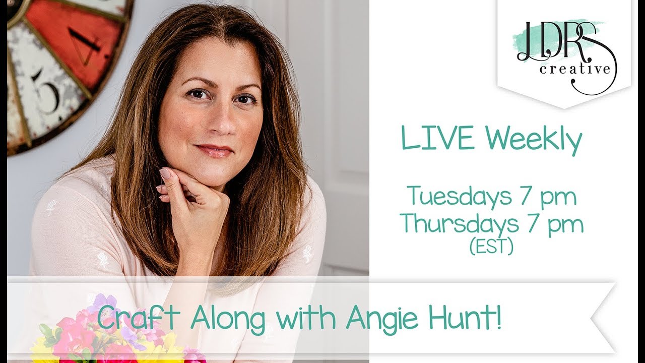 Craft Along with Angie Hunt - Episode 3 - Surprise Spinner Cards!