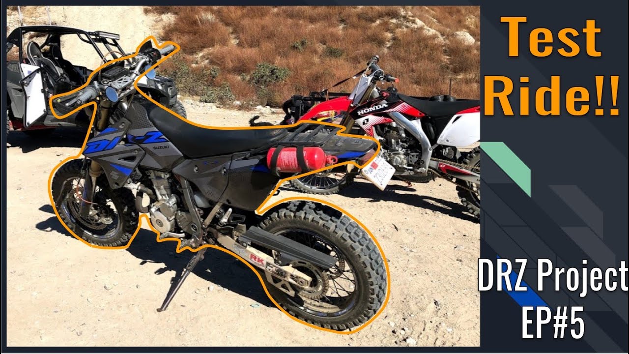 Testing the DRZ on trails! | DRZ 400SM Rebuild | EP4