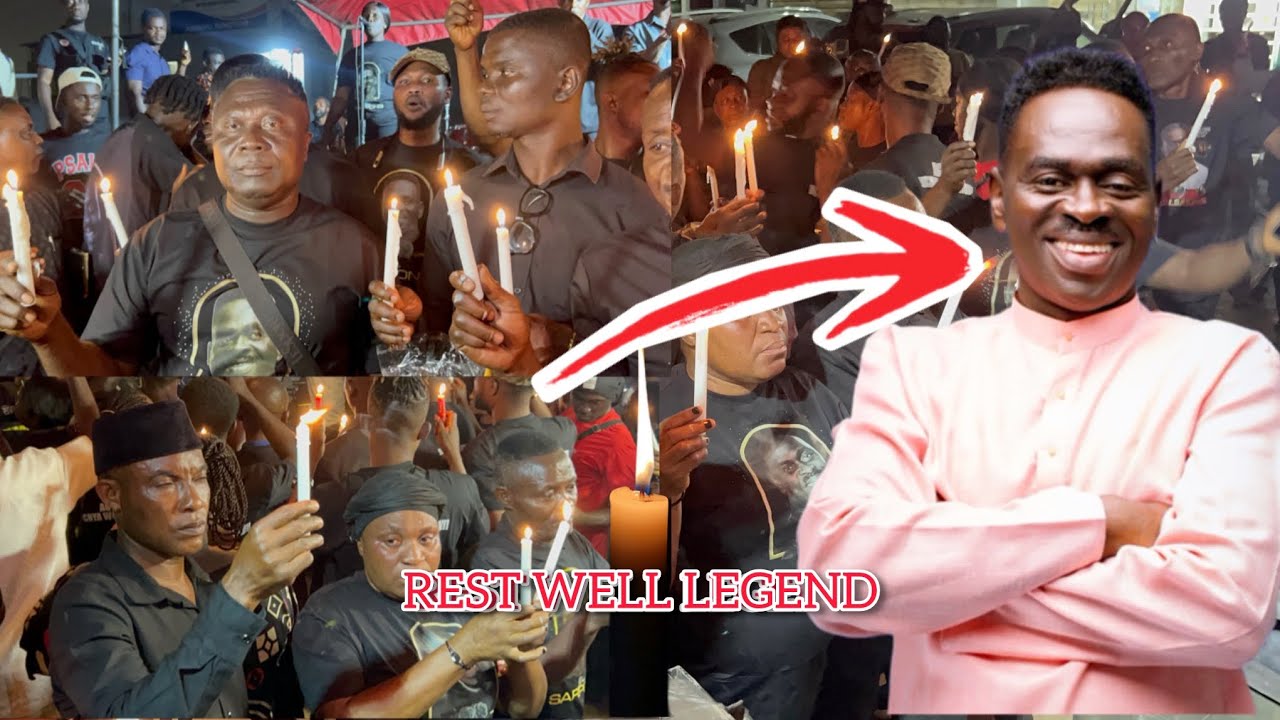 Aw💔So Sad As Ghanaians Lights Up Candles 🕯️ To Mourn The Gospel Legend Wofa Yaw Sarpong 