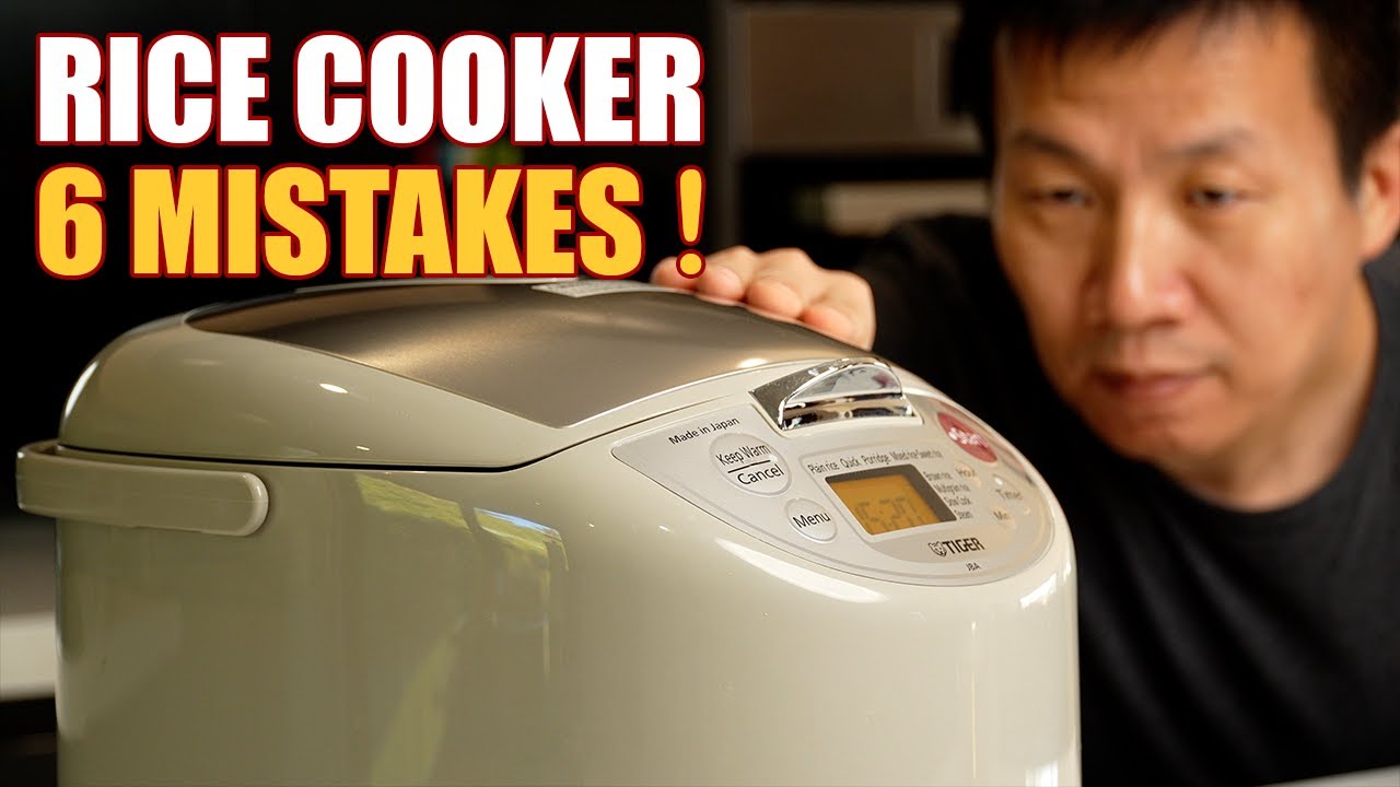 6 Rice Cooker Mistakes RUIN Your Rice!