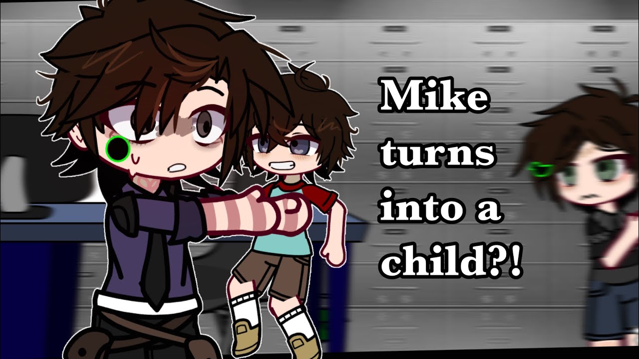 Michael turns into a CHILD?! || Afton family || FNaF x Gacha