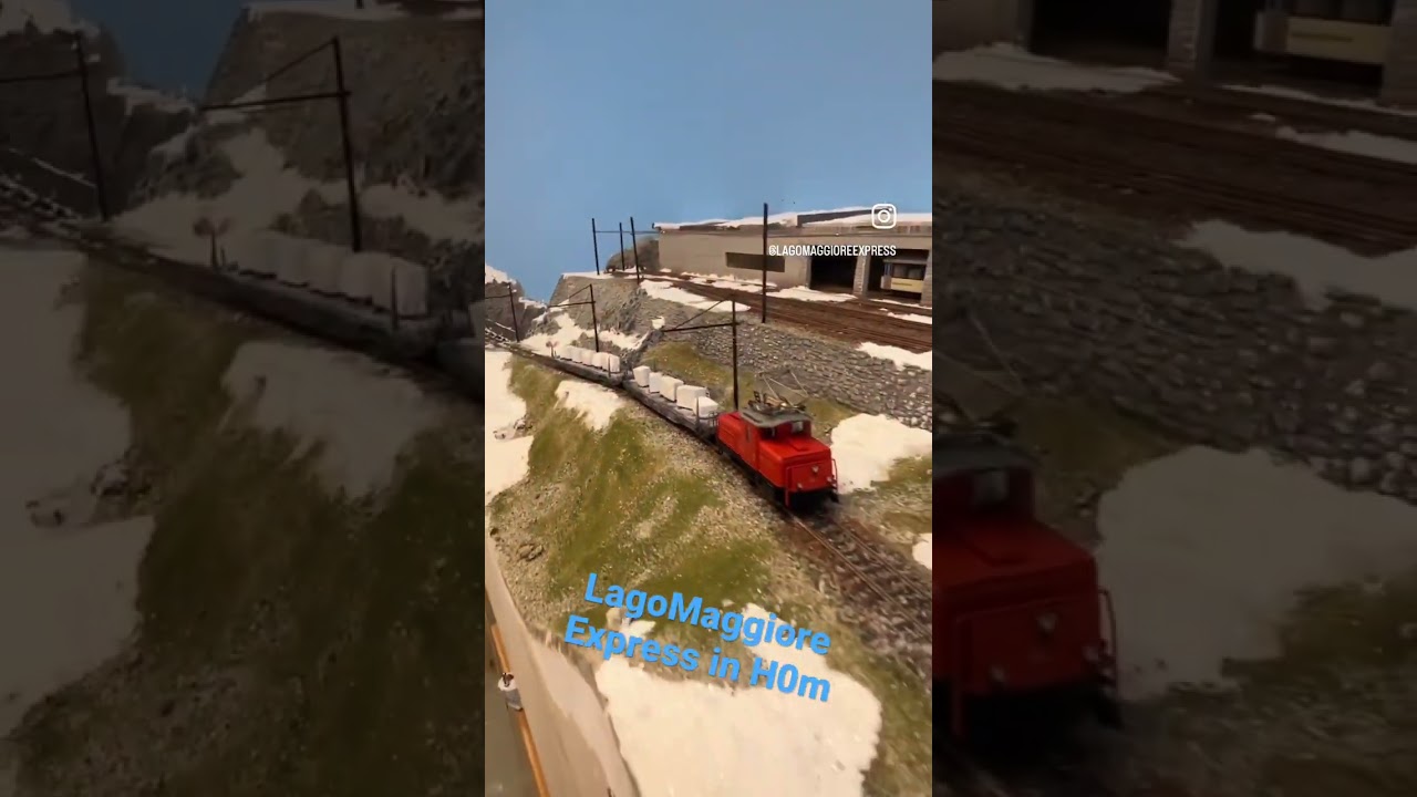 Trainspotting in Alpe Bianco | LagoMagioreExpress in H0m