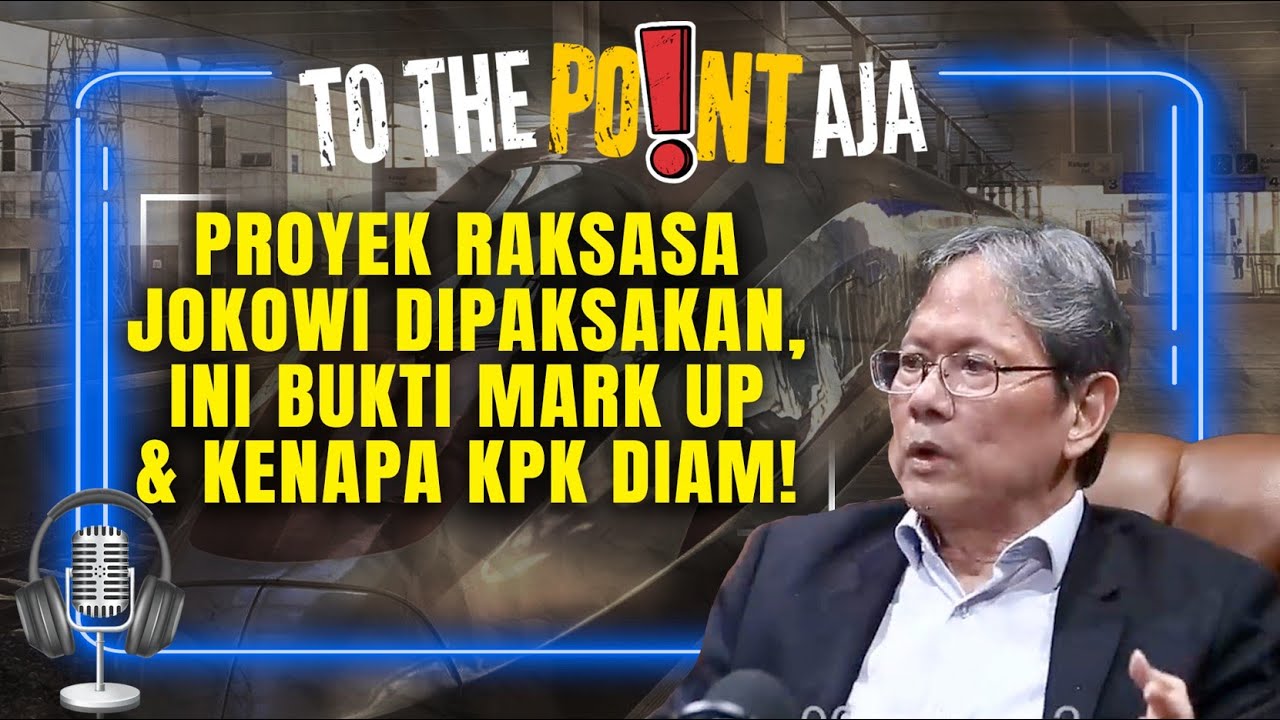 Proyek Whoosh Dipaksakan Meskipun Tidak Visibel, Bukan 'Investasi Sosial'!  | To The Point Aja