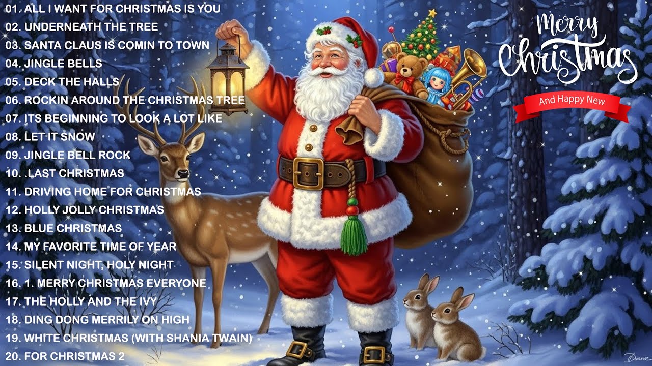 Top 100 Christmas Songs of All Time 🎄 Christmas Music Playlist 2025🎄 Christmas Carols 2025