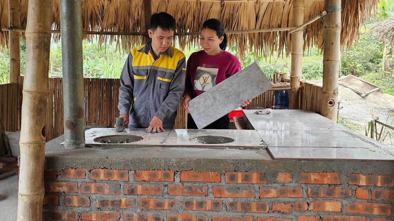 Build a super fuel-efficient smokeless stove from bricks and cement