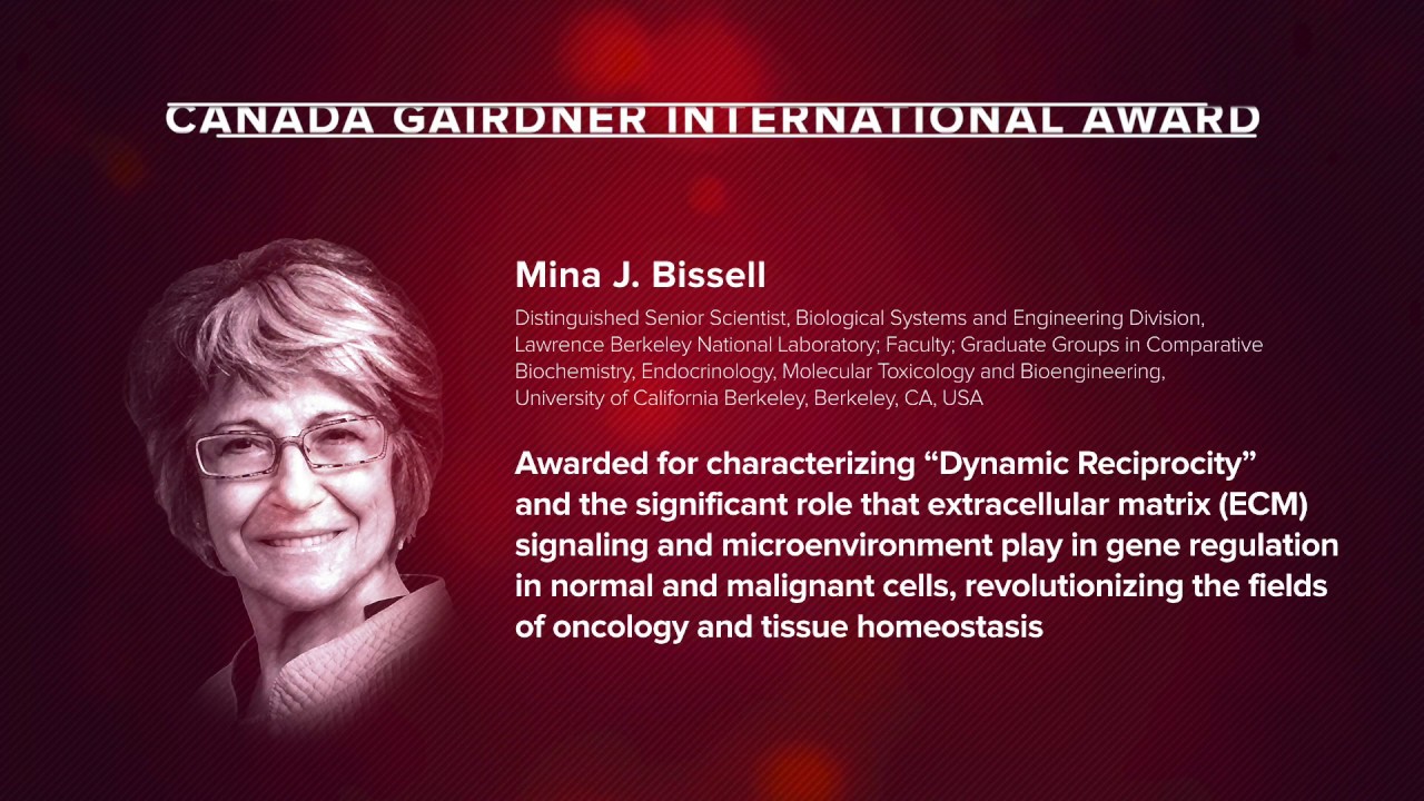 Dr. Mina Bissell: 2020 Canada Gairdner International Award