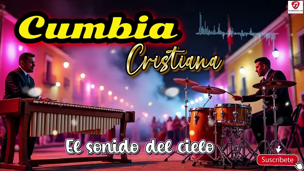 Mix Cumbia Cristiana con Marimba | El Sonido del Cielo y Más Alabanzas