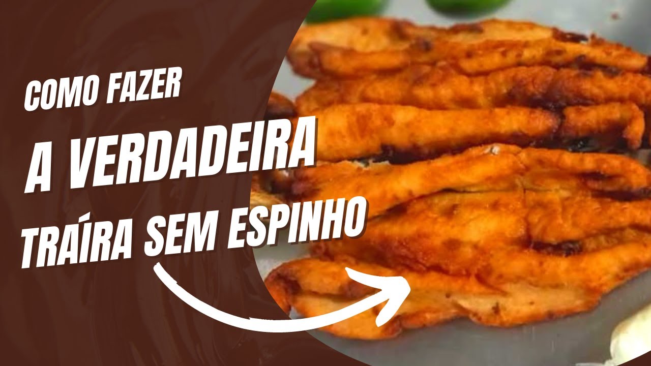 Verdadeira traíra sem espinha