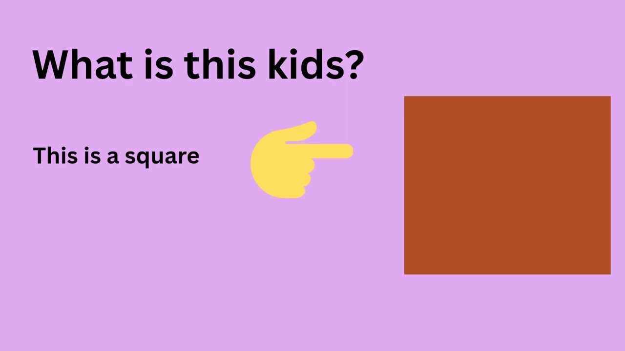 Colour and shape for kids