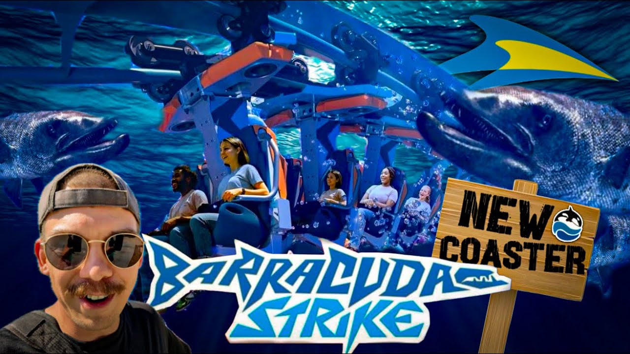 Новости о строительстве американских горок Barracuda Strike | НОВЫЙ аттракцион в SeaWorld San Ant...